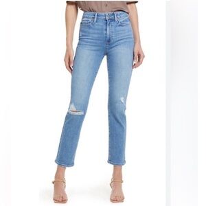 PAIGE Cindy Jeans High Rise Straight Ankle Jeans Size 26